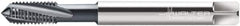 Walter-Prototyp - M2.5x0.45 Metric 3 Flute 6HX Modified Bottoming Spiral Flute Tap - Powdered Metal, TiCN Finish, 50mm OAL, Right Hand Flute, Right Hand Thread, Series 2041606 - Exact Industrial Supply