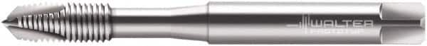 Walter-Prototyp - M1.2x0.25 Metric, 2 Flute, Bright Finish, Cobalt Spiral Point Tap - Plug Chamfer, Right Hand Thread, 40mm OAL, 5mm Thread Length, 2.5mm Shank Diam, 6H Class of Fit, Series 20211 - Exact Industrial Supply