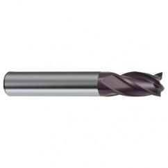 5mm Dia. x 54mm Overall Length 4-Flute Square End Solid Carbide SE End Mill-Round Shank-Center Cut-Firex - A1 Tooling