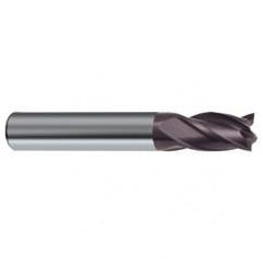 10mm Dia. x 66mm Overall Length 4-Flute Square End Solid Carbide SE End Mill-Round Shank-Center Cut-Firex - A1 Tooling