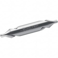 Walter-Titex - Metric Plain Cut 60° Incl Angle High Speed Steel Combo Drill & Countersink - A1 Tooling