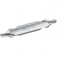 Walter-Titex - Metric Radius Cut 60° Incl Angle High Speed Steel Combo Drill & Countersink - A1 Tooling