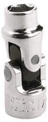 Proto - 5/16", 1/4" Drive, Standard Hand Socket - 6 Points, 1-13/32" OAL, Alloy Steel, Chrome Finish - A1 Tooling