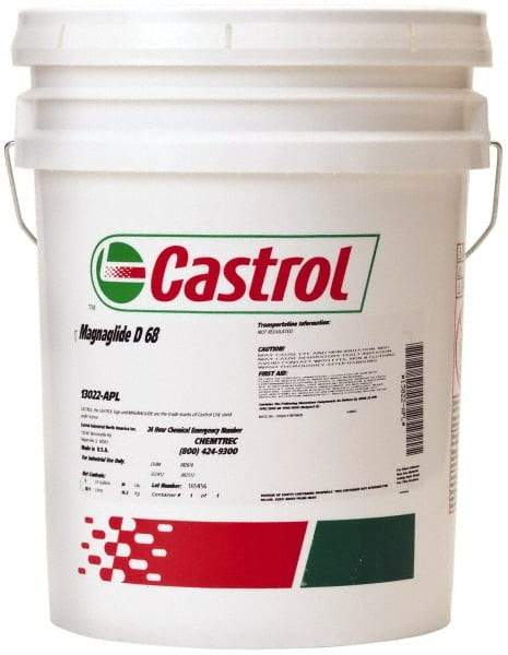 Castrol - 5 Gal Pail, Way Oil - ISO Grade 68, SAE Grade 10 - A1 Tooling