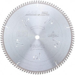 Amana Tool - 12" Diam, 5/8" Arbor Hole Diam, 100 Tooth Wet & Dry Cut Saw Blade - Carbide-Tipped, Clean Action, Standard Round Arbor - A1 Tooling