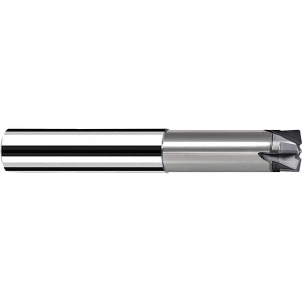 Fraisa - 1/4" Diam Solid Carbide Single End 4 Flute High-Feed End Mill - A1 Tooling