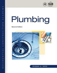 DELMAR CENGAGE Learning - Residential Construction Academy: Plumbing Publication, 2nd Edition - by Joyce, Delmar/Cengage Learning, 2011 - A1 Tooling