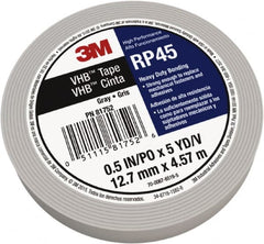 3M - 3/4" x 5 Yd Acrylic Adhesive Double Sided Tape - 0.04" Thick, Polyethylene Foam Liner, Series RP45 - A1 Tooling