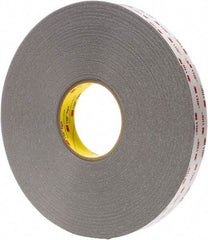 3M - 1/2" x 5 Yd Acrylic Adhesive Double Sided Tape - 0.04" Thick, Polyethylene Foam Liner, Series RP45 - A1 Tooling