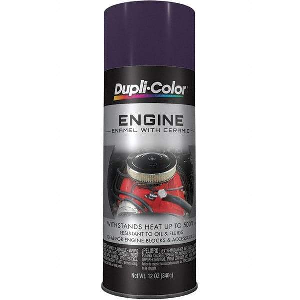 Dupli-Color - 12 oz Plum Purple Automotive Heat Resistant Paint - Gloss Finish, 500°F Max Temp, Comes in Aerosol Can - A1 Tooling