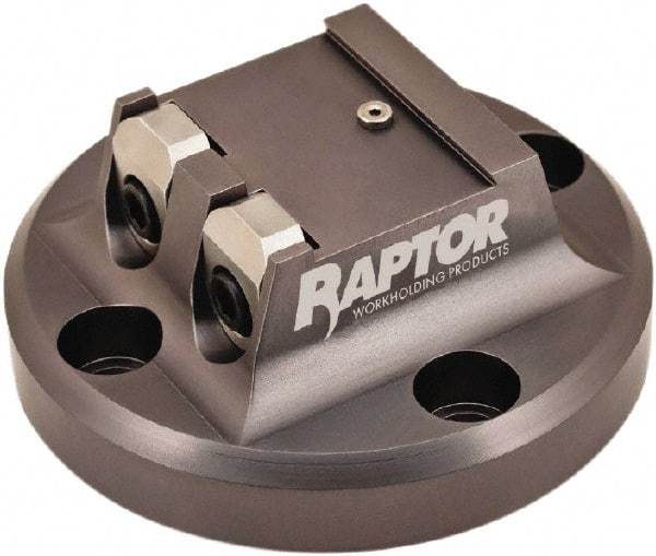 Raptor Workholding - 1-1/2" Jaw Width, 2" High Dovetail Vise - For Use with 4 & 5 Axis Workholding Systems - A1 Tooling