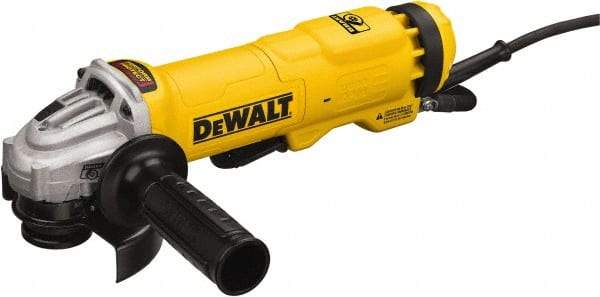 DeWALT - 4-1/2" Wheel Diam, 11,000 RPM, Corded Angle & Disc Grinder - 5/8-11 Spindle, 11 Amps - A1 Tooling