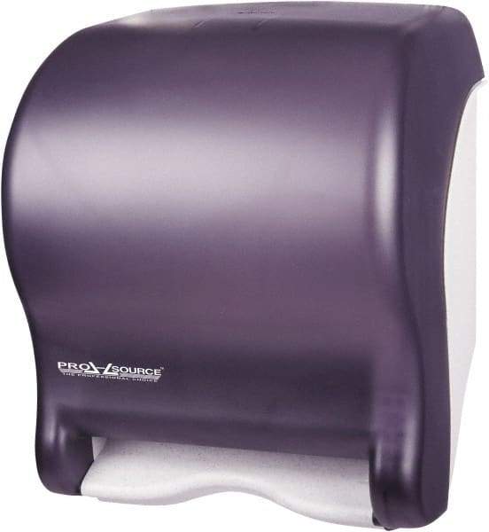 PRO-SOURCE - Hands Free, Plastic Paper Towel Roll Cabinet - 1 Roll 8", Black - A1 Tooling