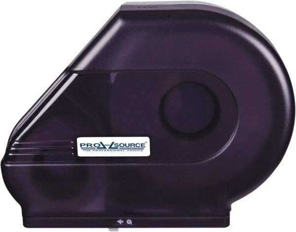 PRO-SOURCE - Jumbo Single Roll Plastic Toilet Tissue Dispenser - 6-1/4" Wide x 14" High x 16-1/2" Deep, Black - A1 Tooling