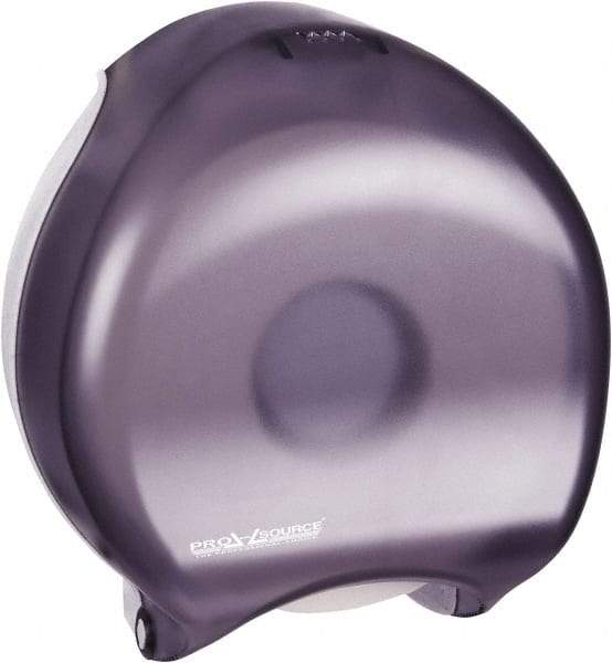 PRO-SOURCE - Jumbo Single Roll Plastic Toilet Tissue Dispenser - 11" Wide x 12-1/4" High x 6-1/4" Deep, Black - A1 Tooling