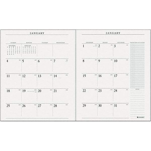 AT-A-GLANCE - 24 Sheet, 9 x 11", Desk Pad Calendar - White - A1 Tooling