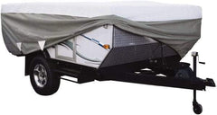 Classic Accessories - Polypropylene RV Protective Cover - 14 to 16' Long, Gray and White - A1 Tooling