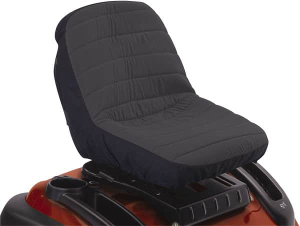 Classic Accessories - Polyester Tractor Seat Protective Cover - 14-1/2 x 19 x 12", Black and Gray - A1 Tooling