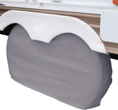 Classic Accessories - Polyvinyl Chloride RV Protective Cover - 27" Diam x 8" Wide, Gray - A1 Tooling