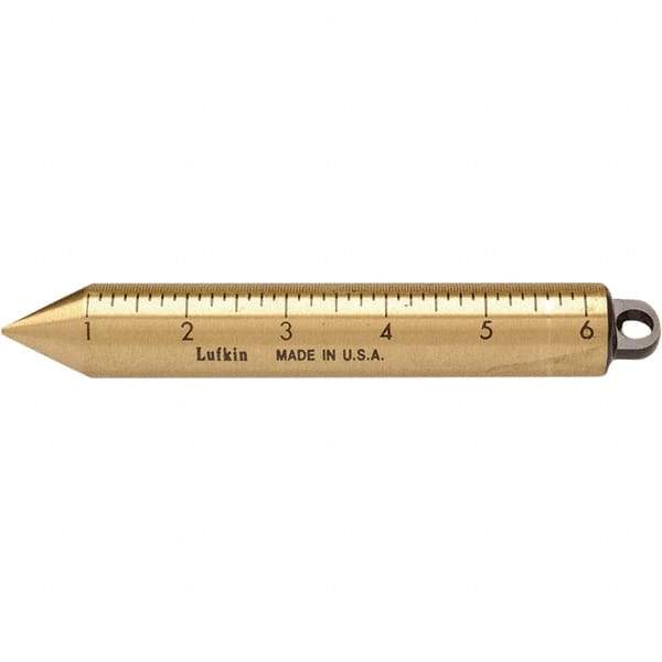 Lufkin - Plumb Bobs Weight (oz.): 20.00 Material: Brass - A1 Tooling