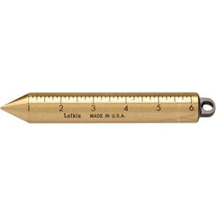 Lufkin - Plumb Bobs Weight (oz.): 20.00 Material: Brass - A1 Tooling