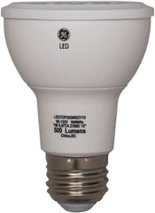 GE Lighting - 7 Watt LED Flood/Spot Medium Screw Lamp - 3,000°K Color Temp, 520 Lumens, 120 Volts, Dimmable, PAR20, 25,000 hr Avg Life - A1 Tooling