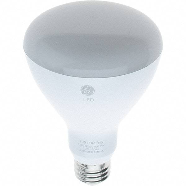 GE Lighting - 10 Watt LED Flood/Spot Medium Screw Lamp - 2,700°K Color Temp, 700 Lumens, 120 Volts, Dimmable, BR30, 25,000 hr Avg Life - A1 Tooling