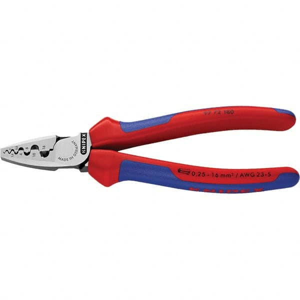 Knipex - Crimpers Type: Crimping Pliers Style: Crimping Pliers for End Sleeves (Ferrules) - A1 Tooling