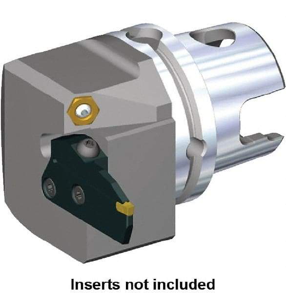 Kennametal - Beyond Evolution Blade Insert, 48mm Head Length, Modular Grooving Blade Holder Head - Right Hand Cut, System Size KM63XMZ, Through Coolant, Series Beyond Evolution - A1 Tooling