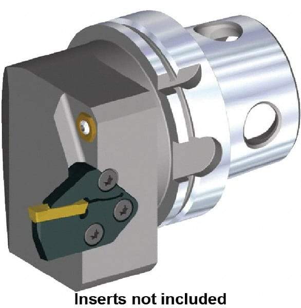 Kennametal - A3 & A4 Modular Blade Insert, 87mm Head Length, Modular Grooving Blade Holder Head - Right Hand Cut, System Size KM4X100, Through Coolant, Series KGME - A1 Tooling