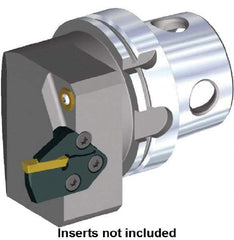 Kennametal - A3 & A4 Modular Blade Insert, 87mm Head Length, Modular Grooving Blade Holder Head - Right Hand Cut, System Size KM4X100, Through Coolant, Series KGME - A1 Tooling