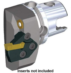 Kennametal - A3 & A4 Modular Blade Insert, 63.5mm Head Length, Modular Grooving Blade Holder Head - Right Hand Cut, System Size KM63XMZ, Through Coolant, Series KGMS - A1 Tooling