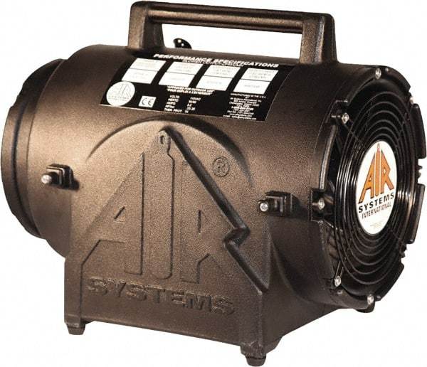 AIR Systems - 8" Inlet, Electric AC Contractor Grade Axial Fan - 0.33 hp, 823 CFM (Free Air), Explosion Proof, 220 Max Voltage Rating - A1 Tooling