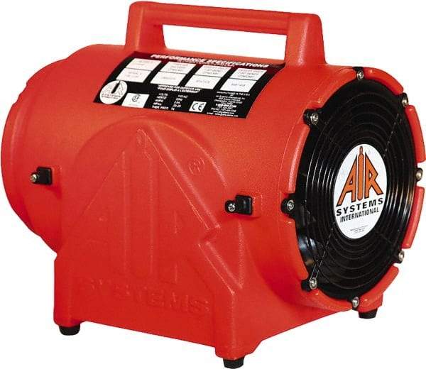 AIR Systems - 8" Inlet, Electric AC Contractor Grade Axial Fan - 0.33 hp, 826 CFM (Free Air), 220 Max Voltage Rating - A1 Tooling