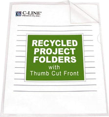 C-LINE - 8-1/2 x 11", Letter Size, Clear, Project Folder - A1 Tooling