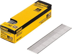 DeWALT - 18 Gauge 1" Long Brad Nails for Power Nailers - Steel, Bright Finish, Smooth Shank, Straight Stick Collation, Brad Head, Chisel Point - A1 Tooling