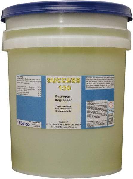 Detco - 5 Gal Bucket Cleaner/Degreaser - Liquid, Butyl-Based, Unscented - A1 Tooling