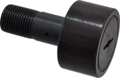 Accurate Bushing - 1-3/4" Roller Diam x 1" Width, 3/4" Stud Diam x 1-3/4" Length, Stud Cam Follower - Steel, 7/8" Thread Length, 3/4-16 Thread, 2-3/4" OAL, 7,870 Lb Dynamic Cap, 7,950 Lb Static Cap - A1 Tooling