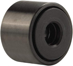 Accurate Bushing - 5/8" Bore, 2" Roller Diam x 1-1/4" Roller Width, Stainless Steel Yoke Cam Follower - 5,660 Lb Dynamic Load Capacity, 1-5/16" Overall Width - A1 Tooling