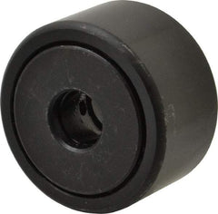 Accurate Bushing - 1/2" Bore, 1-3/4" Roller Diam x 1" Roller Width, Steel Yoke Cam Follower - 7,870 Lb Dynamic Load Capacity, 1-1/16" Overall Width - A1 Tooling