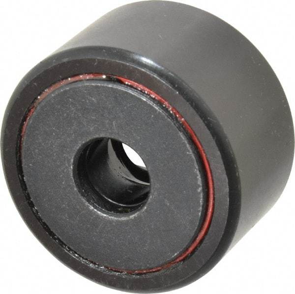 Accurate Bushing - 1/2" Bore, 1-3/4" Roller Diam x 1" Roller Width, Steel Yoke Cam Follower - 7,870 Lb Dynamic Load Capacity, 1-1/16" Overall Width - A1 Tooling