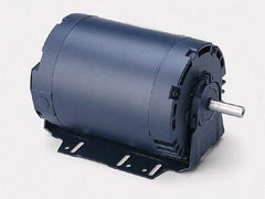 Leeson - 2 Max hp, 3,450 Max RPM, Electric AC DC Motor - 208-230/460 V Input, Three Phase, F56H Frame, Resilient Base Mount - A1 Tooling