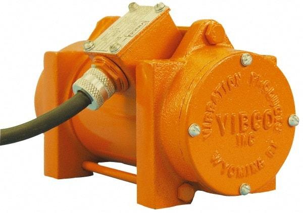 Vibco - 1 Phase, 0.4 Amp, 115 Volt, 8-3/16" Long, Electric Vibrators - 75 to 150 Lbs. Force, 63 Decibels - A1 Tooling