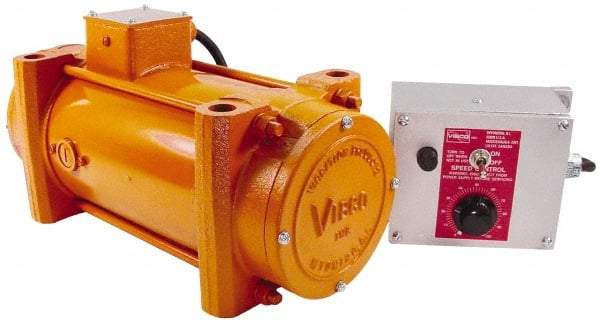 Vibco - 1 Phase, 3.5 Amp, 115 Volt, 13-3/16" Long, Electric Vibrators - 0 to 500 Lbs. Force, 70 Decibels - A1 Tooling