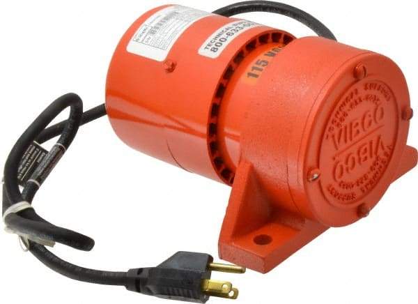 Vibco - 1 Phase, 1.5 Amp, 115 Volt, 7-1/2" Long, Electric Vibrators - 0 to 60 Lbs. Force, 48 Decibels - A1 Tooling