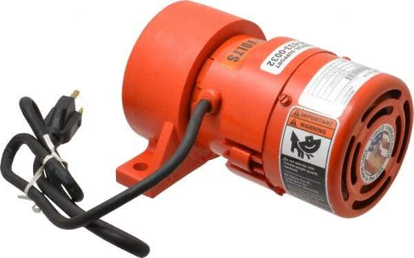 Vibco - 1 Phase, 1.7 Amp, 115 Volt, 7-1/2" Long, Electric Vibrators - 0 to 80 Lbs. Force, 50 Decibels - A1 Tooling