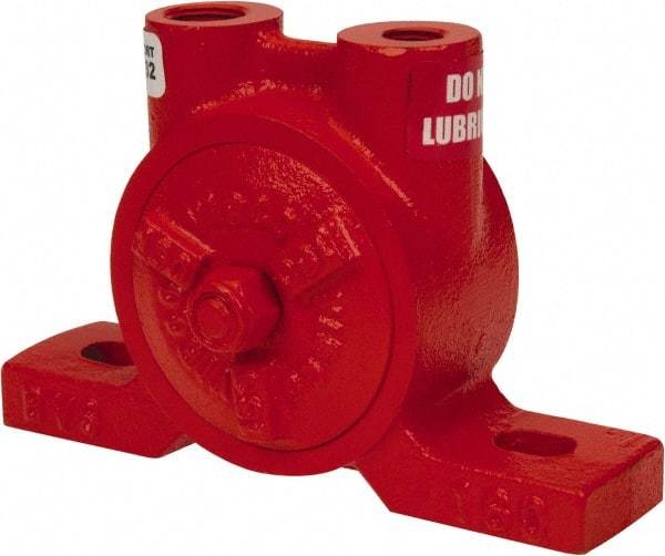 Vibco - 160 Lb. Force, 8 Cubic Feet per Minute, 11,000 RPM, 70 Decibel, Pneumatic Vibrator - 5-3/16" Long x 2-3/4" Wide x 3-7/16" High, 1/4 Port Inlet, 3/8 Port Outlet - A1 Tooling