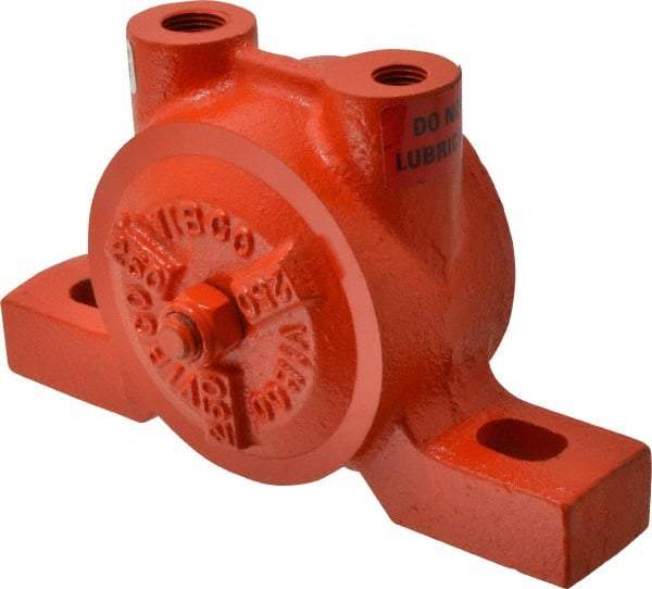 Vibco - 480 Lb. Force, 9 Cubic Feet per Minute, 7,200 RPM, 72 Decibel, Pneumatic Vibrator - 6-3/4" Long x 3-1/8" Wide x 3-15/16" High, 1/4 Port Inlet, 3/8 Port Outlet - A1 Tooling