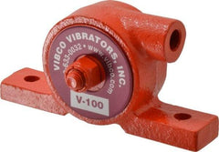 Vibco - 55 Lb. Force, 6 Cubic Feet per Minute, 24,000 RPM, 75 Decibel, Pneumatic Vibrator - 3-7/8" Long x 3/4" Wide x 2" High, 1/8 Port Inlet, 1/8 Port Outlet - A1 Tooling