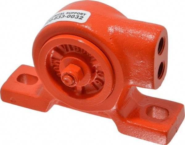 Vibco - 260 Lb. Force, 11 Cubic Feet per Minute, 16,000 RPM, 73 Decibel, Pneumatic Vibrator - 5-1/16" Long x 1-5/16" Wide x 3" High, 1/4 Port Inlet, 1/4 Port Outlet - A1 Tooling